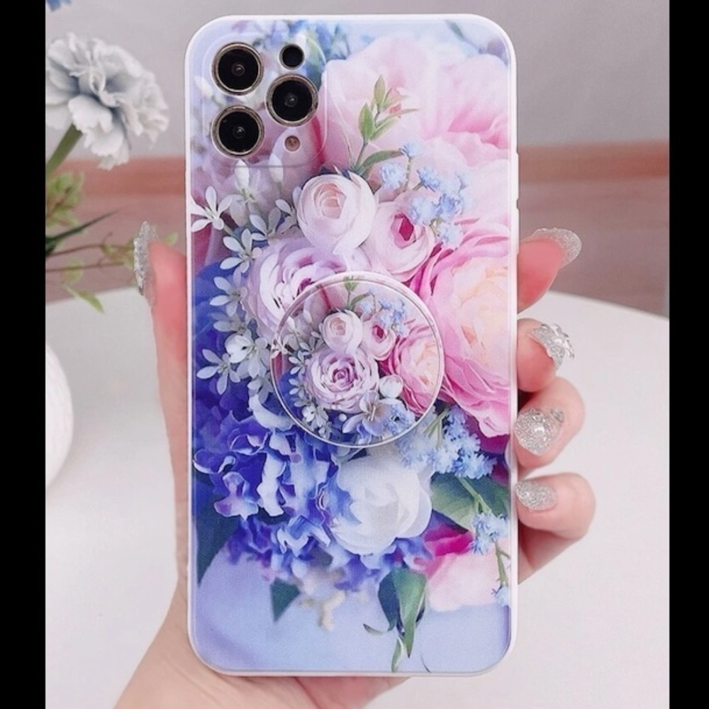 NEW!! Floral Pink iPhone Case 11Pro/ 11Pro Max/ 12Pro Max - Picture 7 of 8